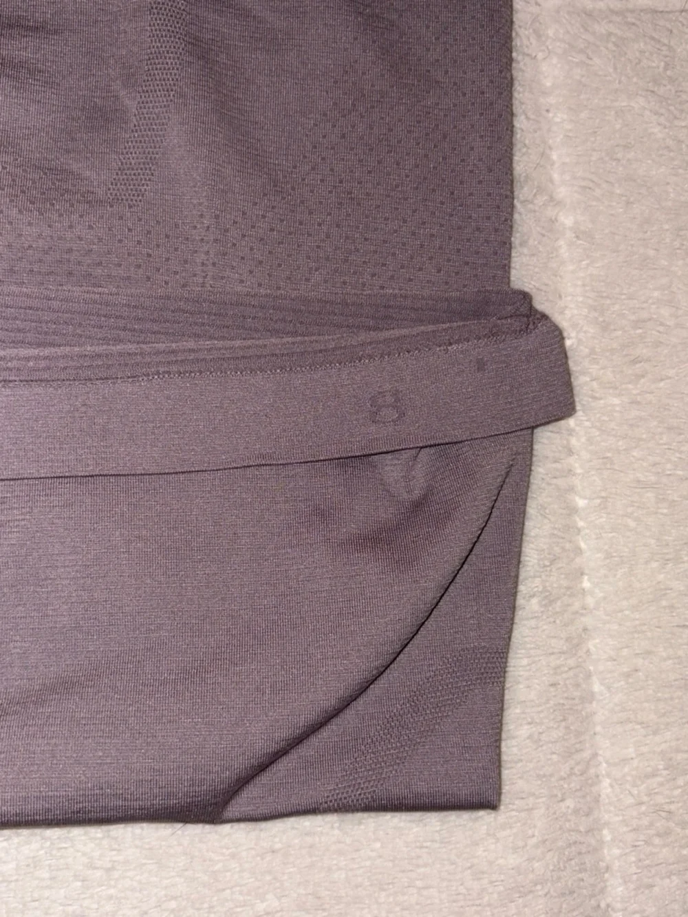 Dusty Lavender Lululemon Short Sleeve Swiftly Tech 2.0 Full Length Tee - Picture 3 of 3